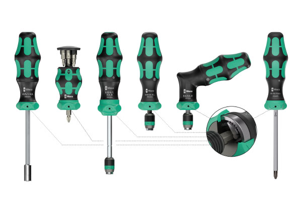 The Wera ratchet screwdriver range