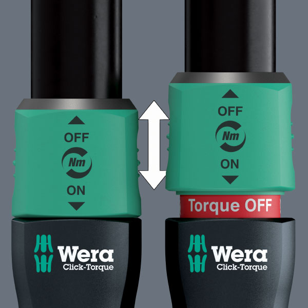 Torque Lock in eye-catching red.